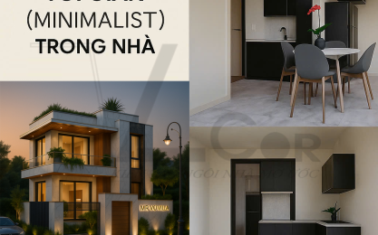 PHONG CÁCH TỐI GIẢN (MINIMALIST) TRONG NHÀ 