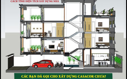Cách Tính Diện Tích Xây Dựng Nhà Của Cty CASACOR