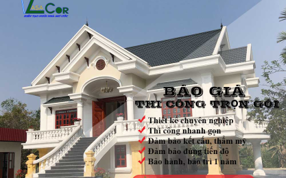 BÁO GIÁ THIẾT KẾ THI CÔNG TRỌN GÓI NĂM 2022