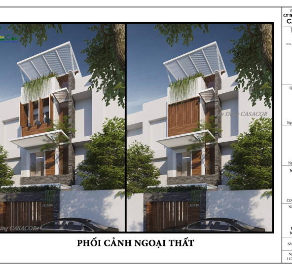 Thiết Kế Nhà Phố 4 Tầng Tại Bình Chánh