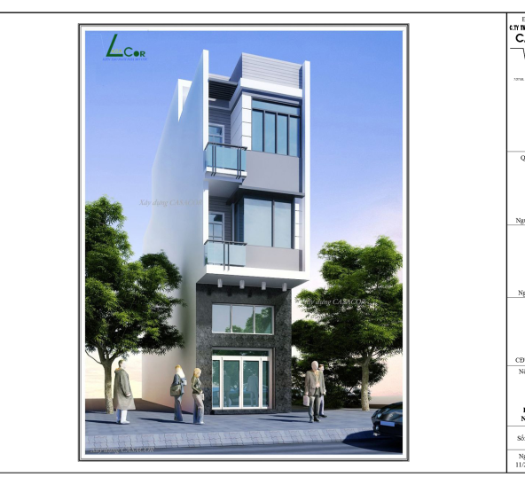 Thiết Kế Nhà Phố 3 Tầng Hiện Đại Tại Quận 12 Tphcm