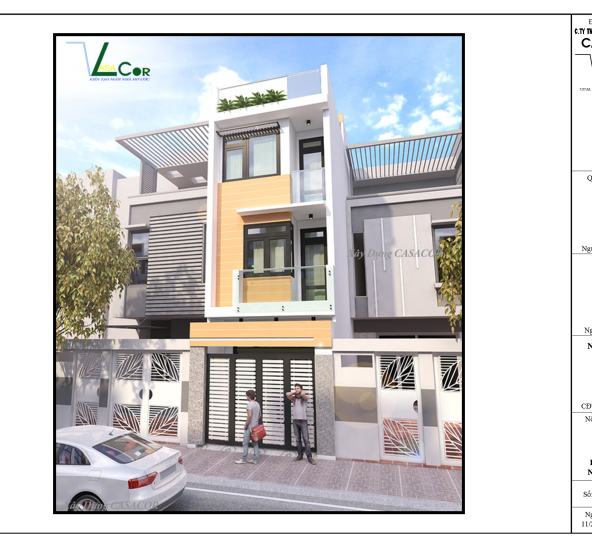 Thiết Kế Nhà Phố 3.5 Tầng Tại Vũng Tàu