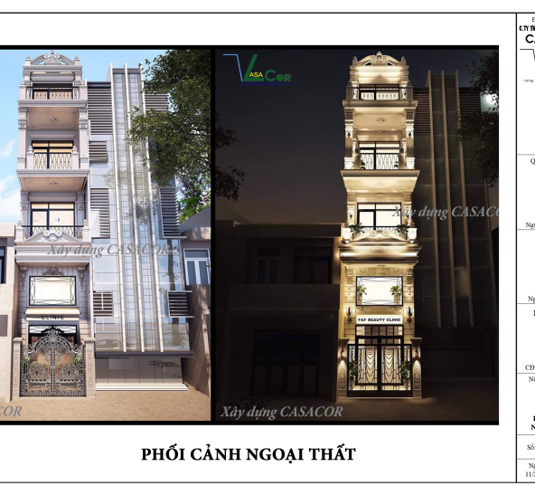 Thiết Kế Nhà Ở kết Hợp Spa Làm Đẹp Tại Bình Thạnh