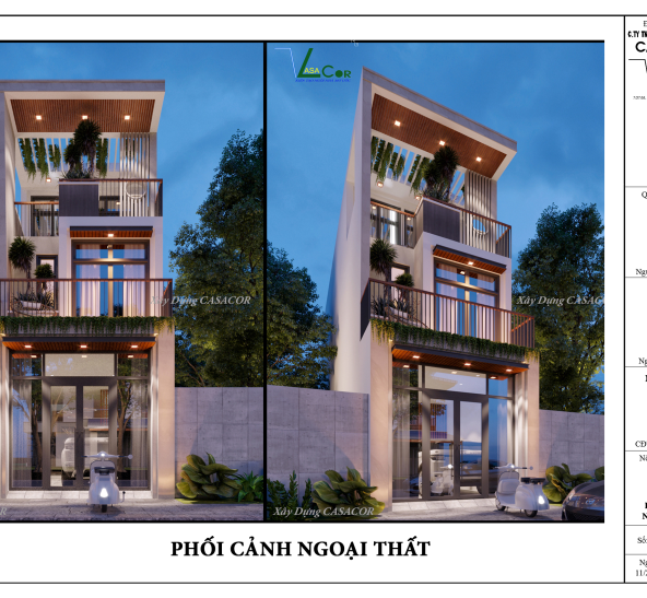 Thiết Kế Nhà Phố Hiện Đại Tại Bình Tân