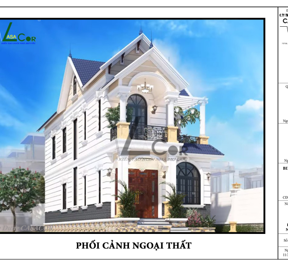 Thiết Kế Biệt Thự Phố Tại Tây Ninh