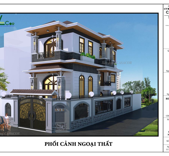 Thiết Kế Nhà Phố 2 Tầng Tại Quận 9