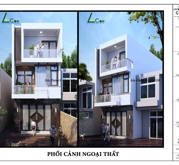 Thiết Kế Nhà Phố Hiện Đại Tại Hóc Môn