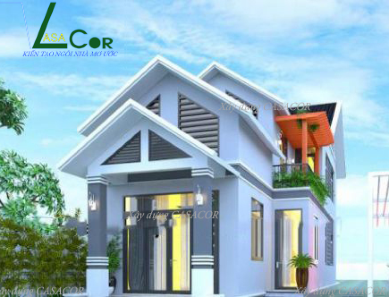 Mẫu nhà vườn 1 trệt 1 lửng tại nhà bè  tphcm