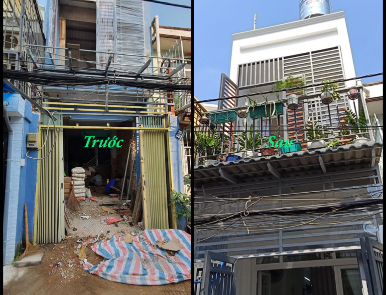 Cải tạo sửa chữa nhà phố tại Tân Bình