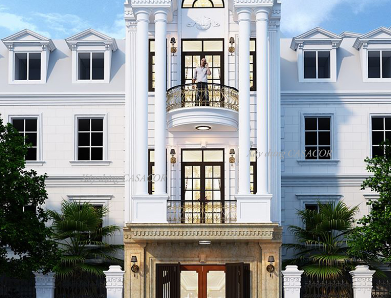 Thiết kế nhà phố 3 tầng đẹp hiện đại tại TPHCM