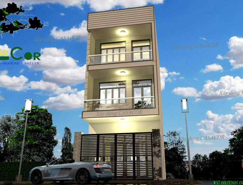 THI CÔNG NHÀ PHỐ MẶT TIỀN 5M TẠI QUẬN 9 TPHCM