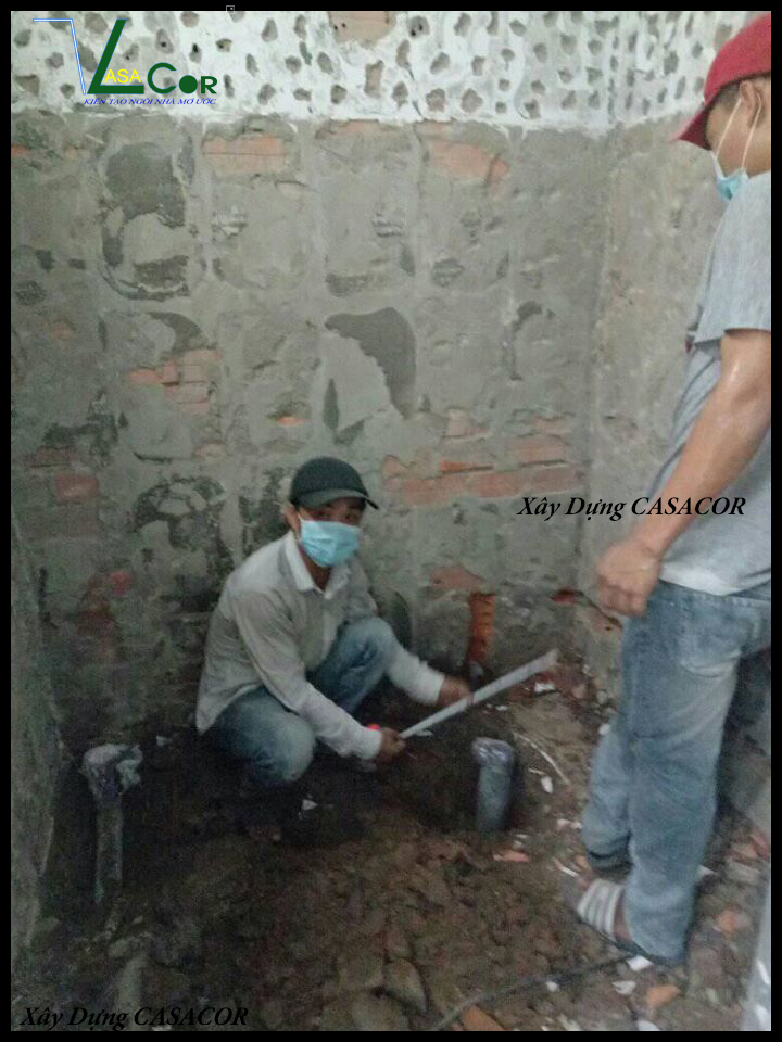 Đi lại ống nước WC nhà sửa chữa quận Tân Phú