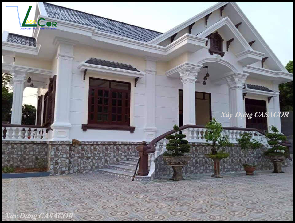 Hình ảnh thực tế biệt thự sân vườn tại Quy Nhơn 1