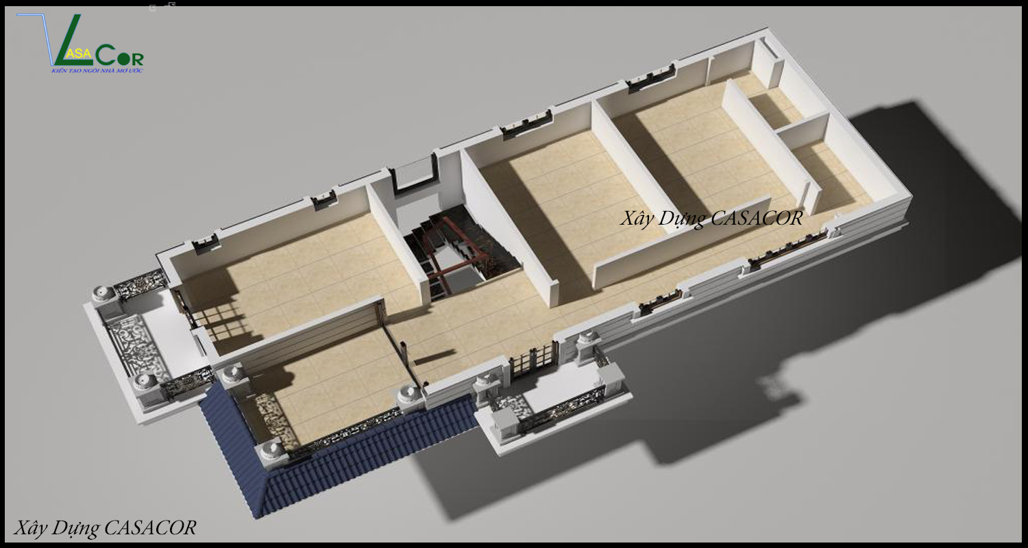 MB 3D tầng 2 biệt thự phố Tại Tây Ninh