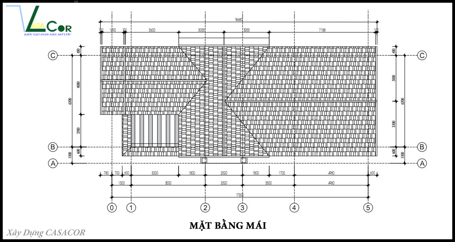 MB mái biệt thự phố Tại Tây Ninh