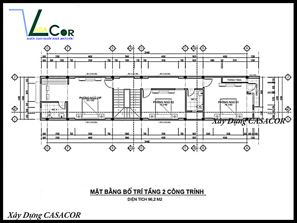 MB tầng 2 nhà phố 3 tầng tại Long An