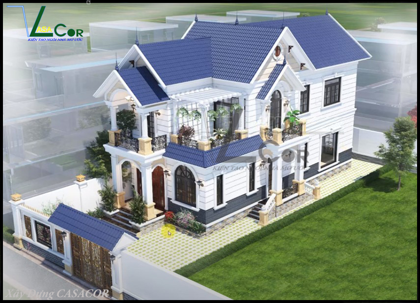 Phối cảnh 4 biệt thự phố Tại Tây Ninh