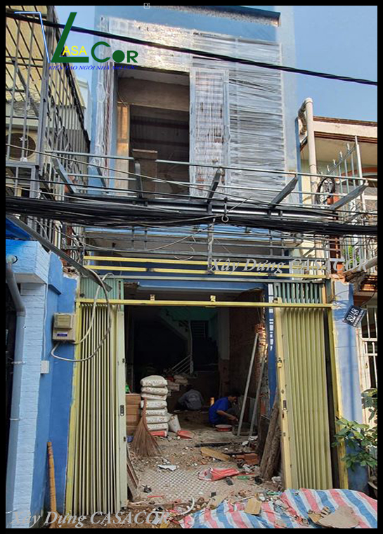 Thi công cải tạo nhà phố tại Tân Bình