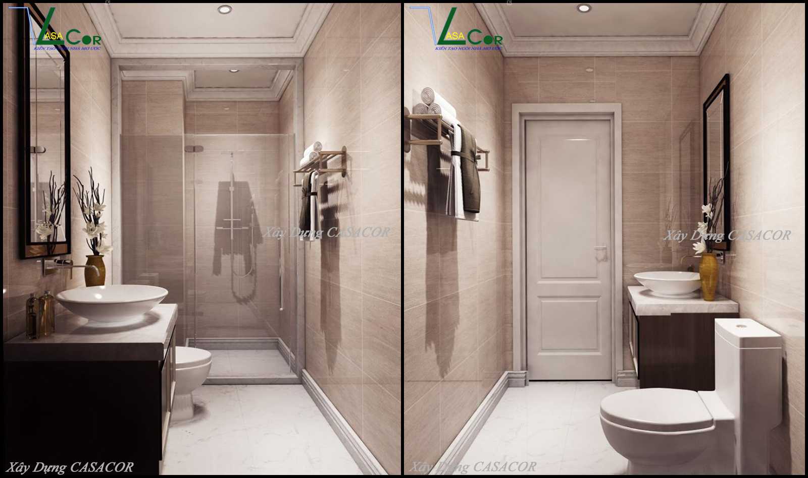 WC lầu 1 nhà phố tân cổ điển tại thủ đức