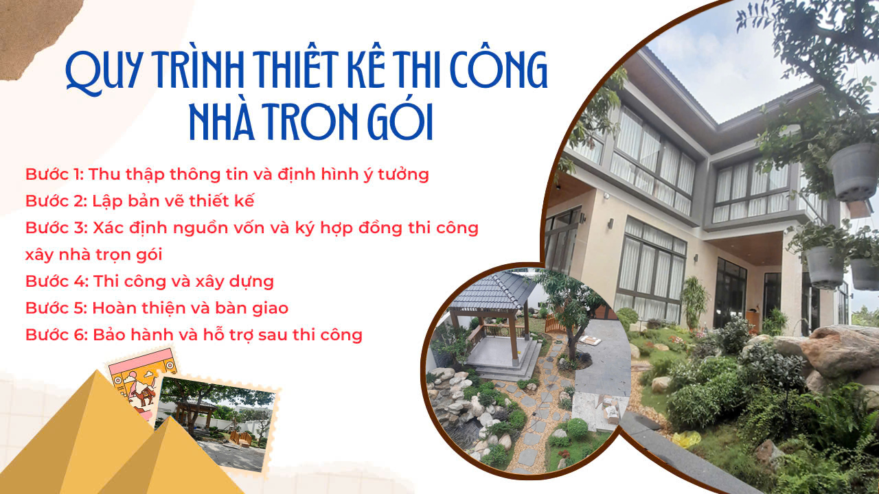 qui trình thiết kế thi công nhà trọn gói tại tphcm