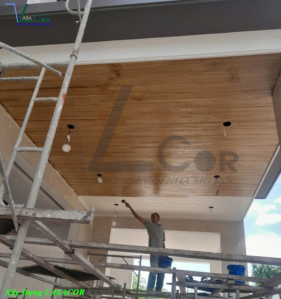 thi công sơn nước nhà phố 2 - xây dựng casacor