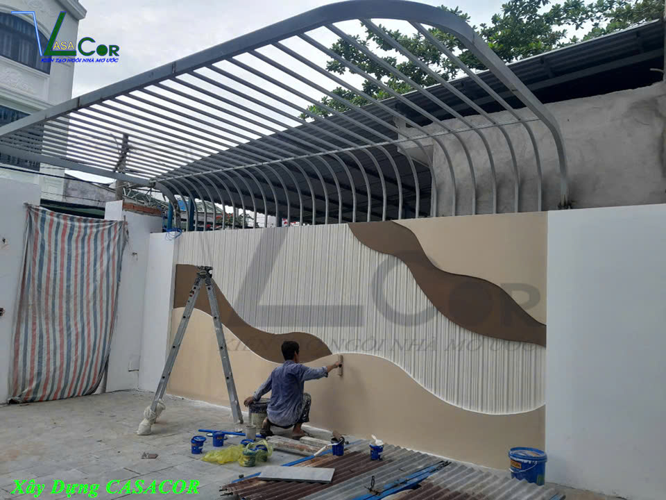 thi công sơn nước nhà phố 5 - xây dựng casacor