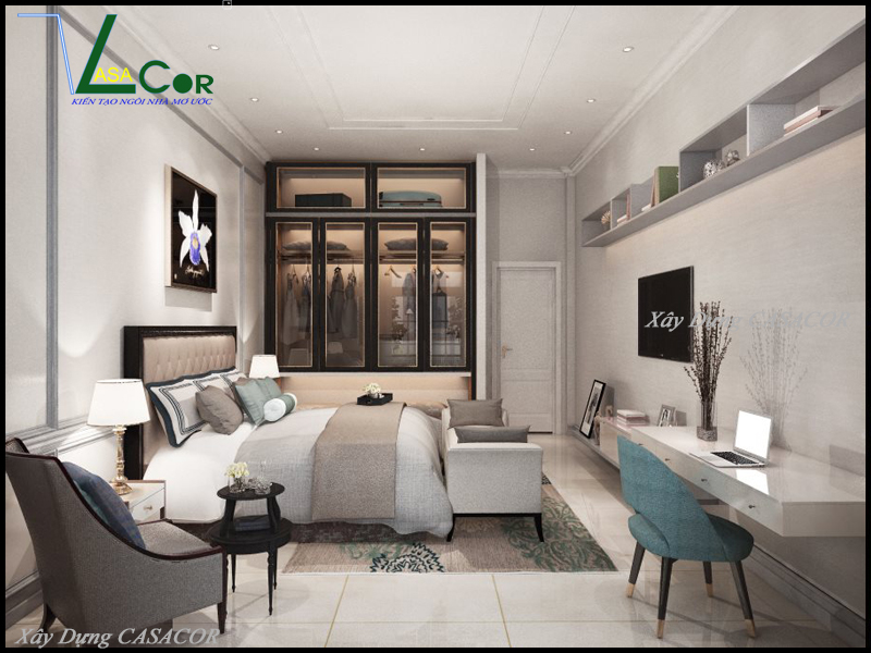 view 2 P Ngủ 3 nhà phố tân cổ điển tại Thủ Đức