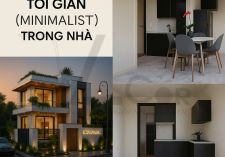 PHONG CÁCH TỐI GIẢN (MINIMALIST) TRONG NHÀ 
