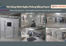 THI CÔNG LẮP ĐẶT VÁCH PANEL