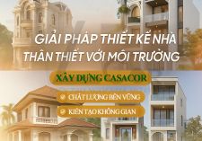 GIẢI PHÁP THIẾT KẾ NHÀ THÂN THIẾT VỚI MÔI TRƯỜNG